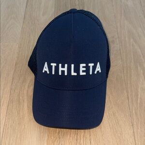 Athleta Dark Blue Mesh Back Cap